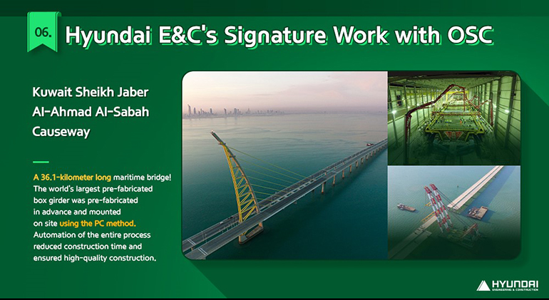 Hyundai E&Cs Signature Work with OSC