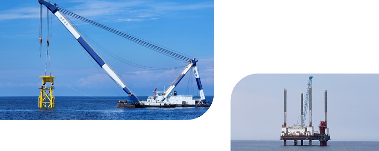 해상풍력 상단 공정 