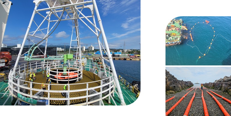 해상풍력 전기 공사