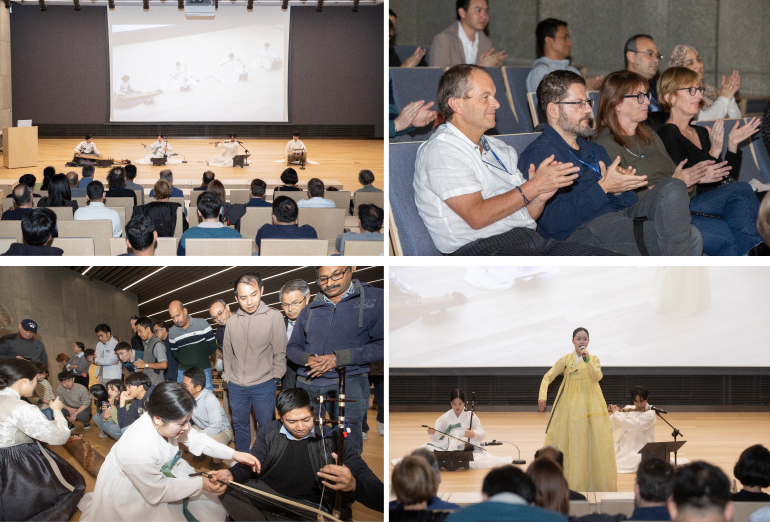 외국인 직원들을 위한 전통 국악 공연