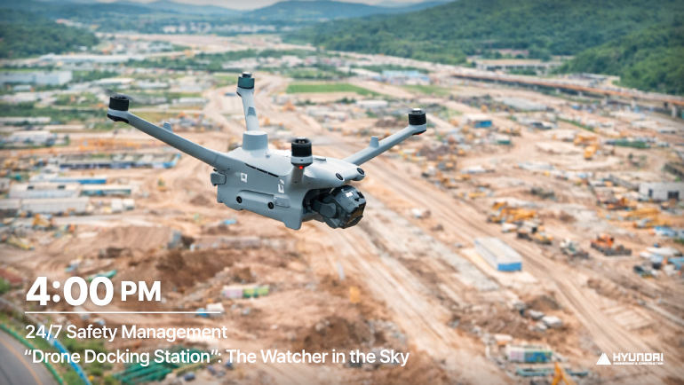 4:00 P.M.  24/7 Safety Management  “Drone Docking Station”: The Watcher in the Sky