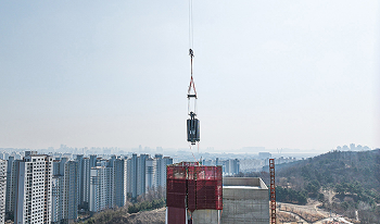 현대건설, ‘모듈러 엘리베이터’ HS 송도 센터파크 국내 첫 적용